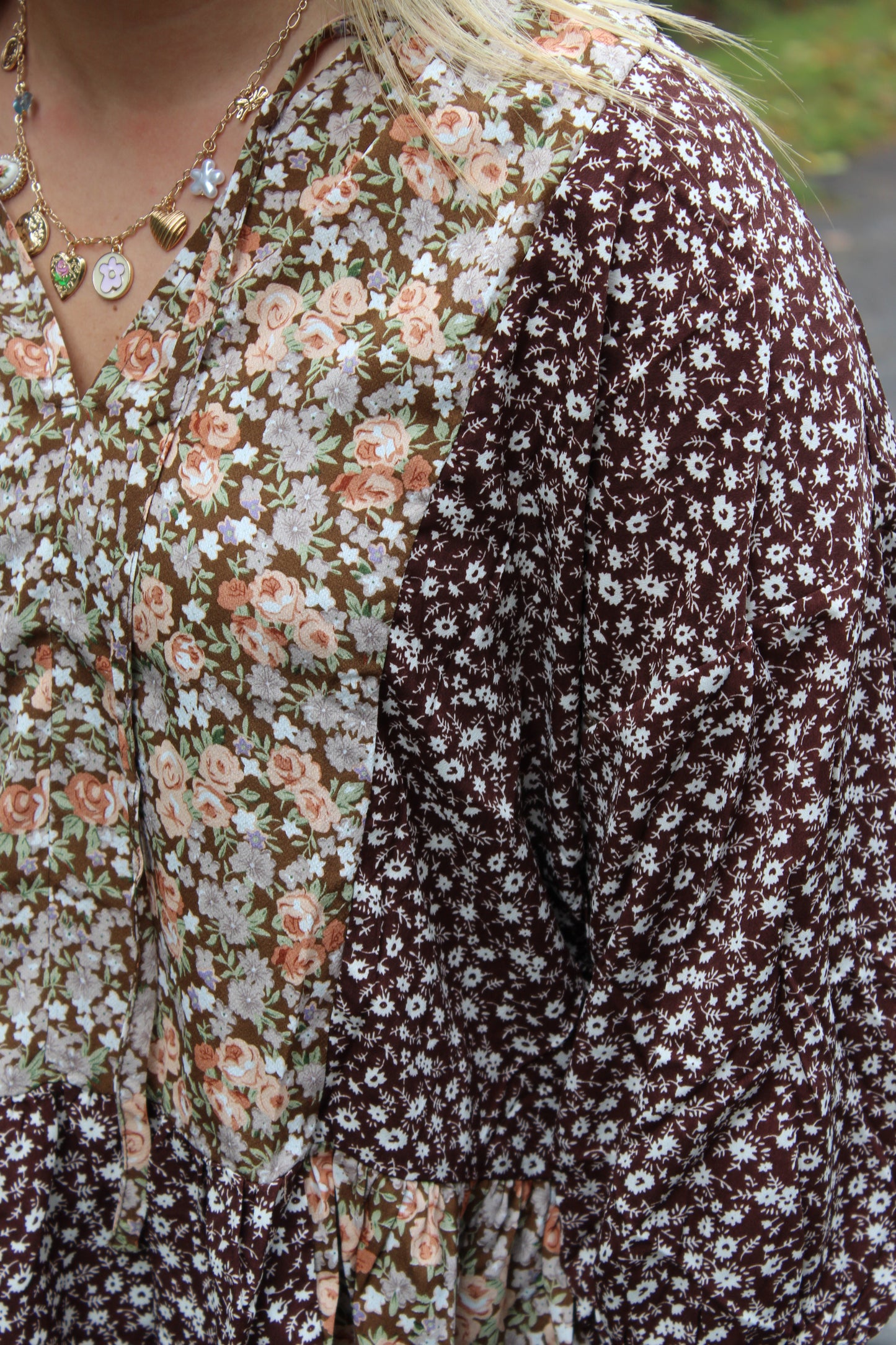 For The Love Of Floral Half-Sleeve Top