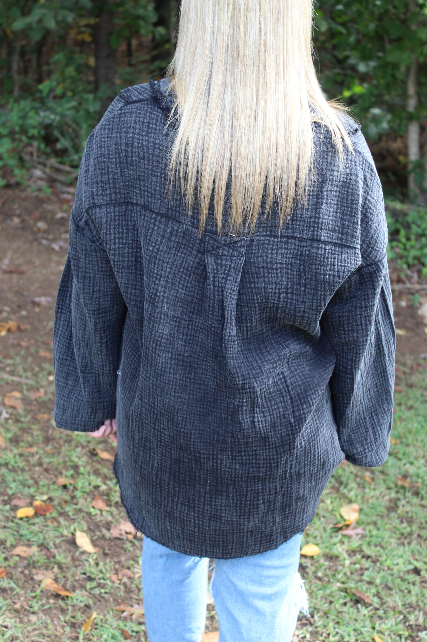 Breezy Feelin' Oversized Gauze Top