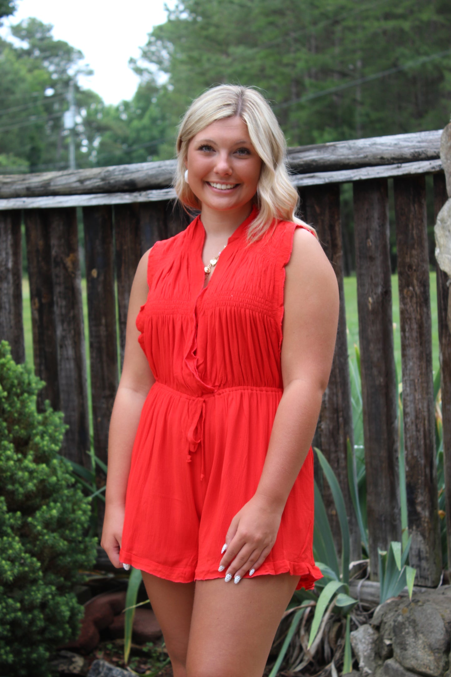 Painting The Town Red Romper