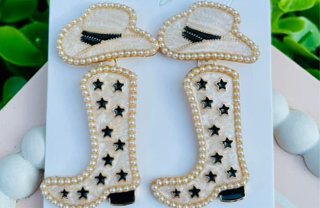 These Boots Are Made For Walking Earrings