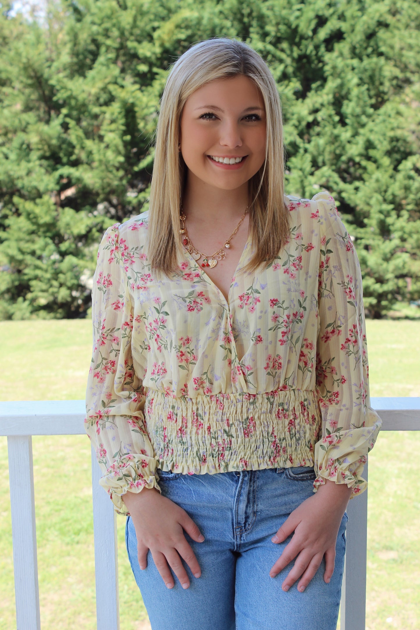 Brighter Than Sunshine Floral Top