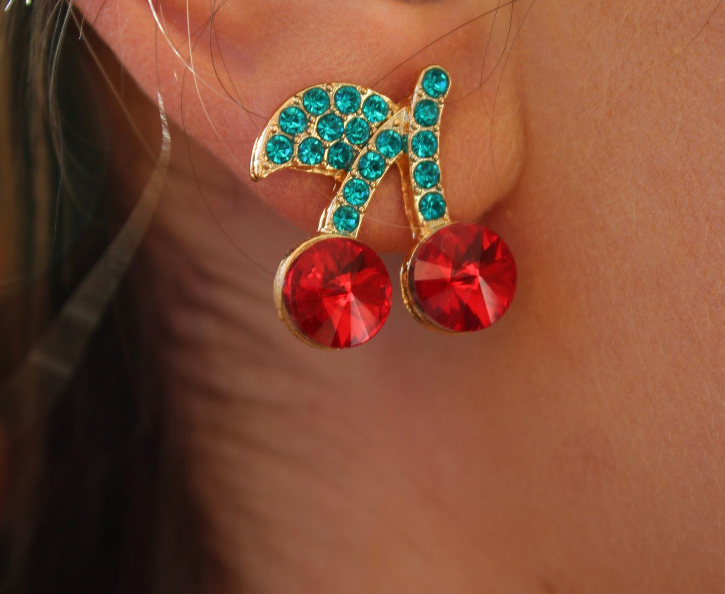 Cherry Stud Earrings