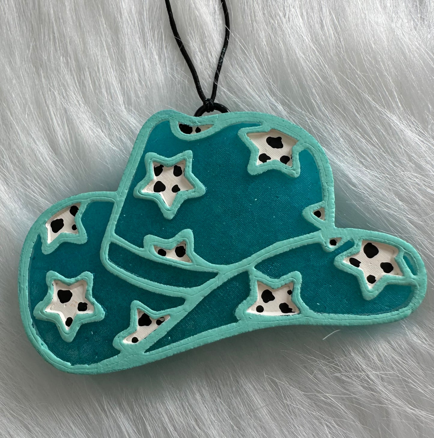 Blue Cowboy Hat Freshie