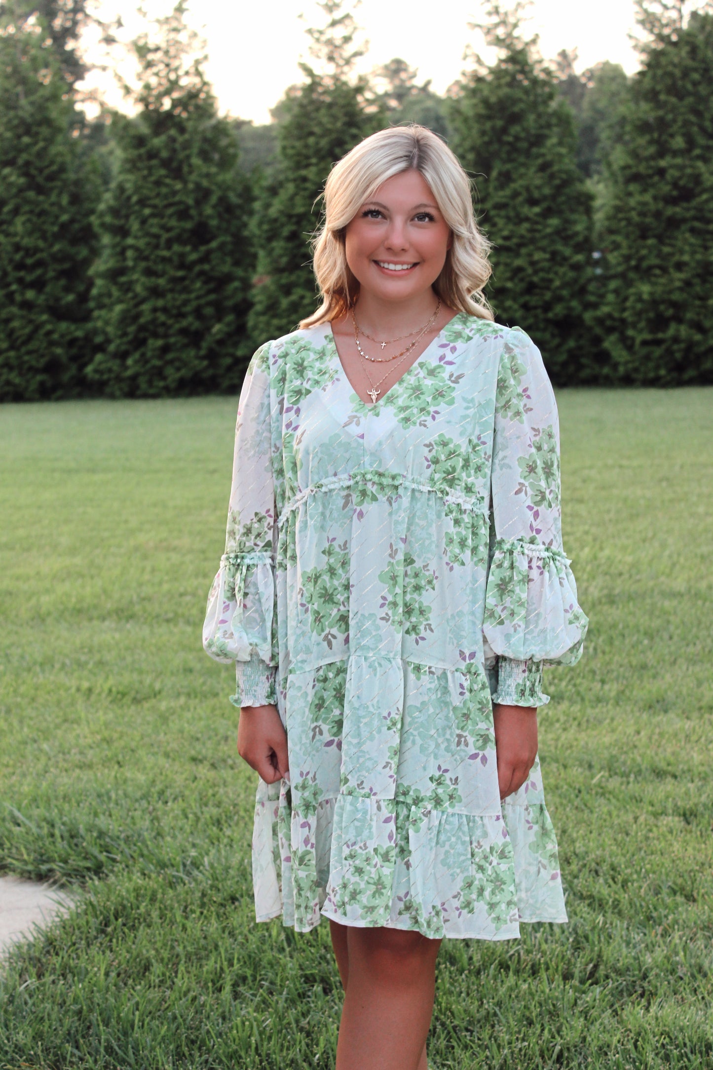 Garden Stroll Layered Dress