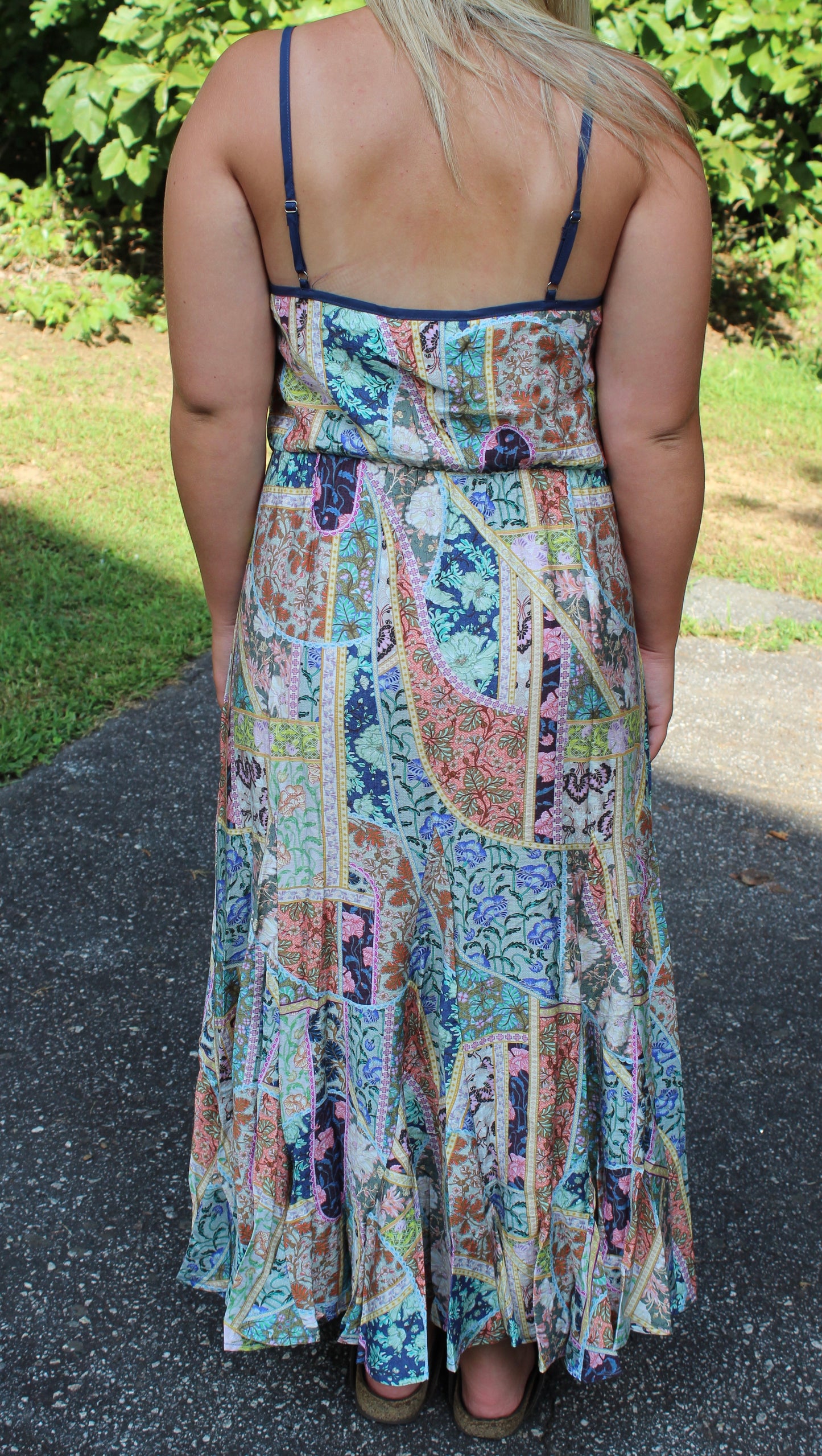 Moonlit Sky Voluminous Hem Dress