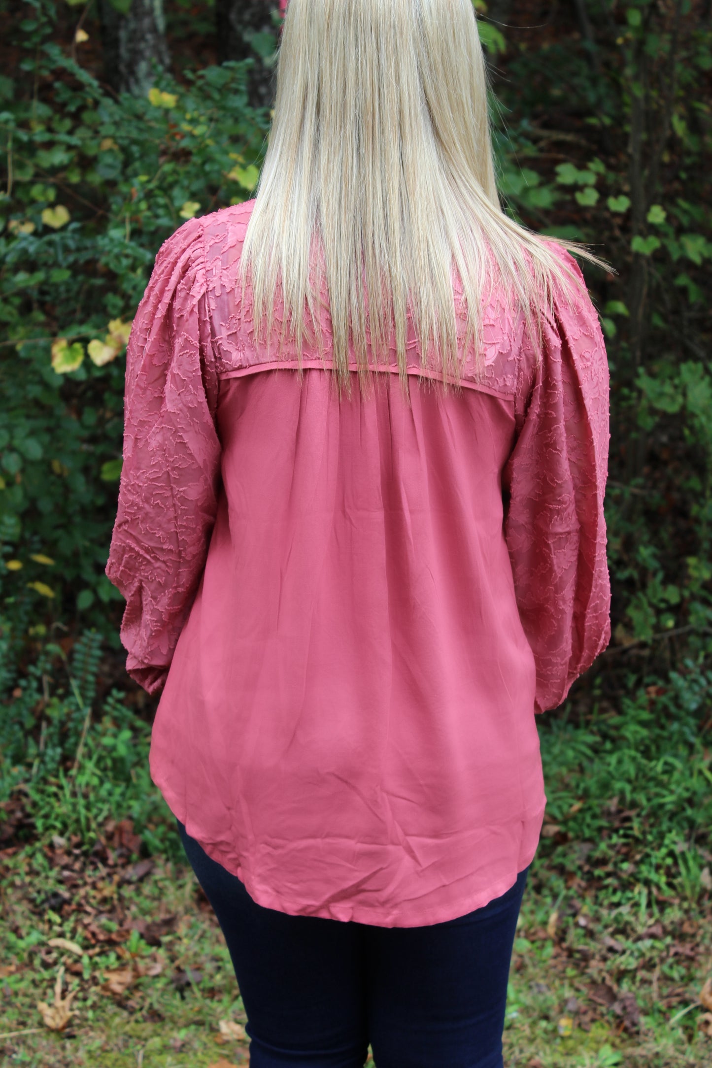 Fall Vineyards Dusty Rose Top