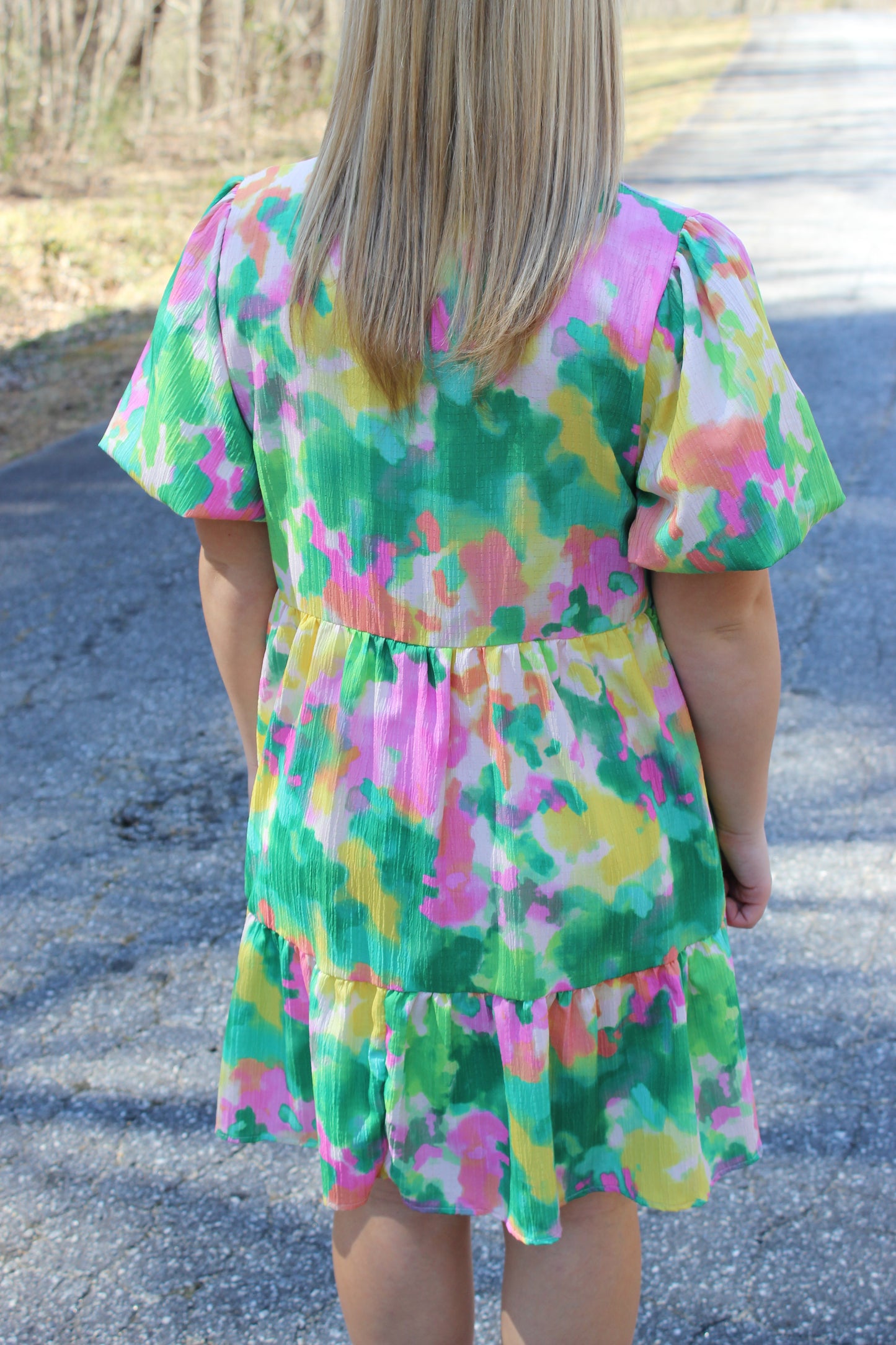 Pop Of Many Colors Dress