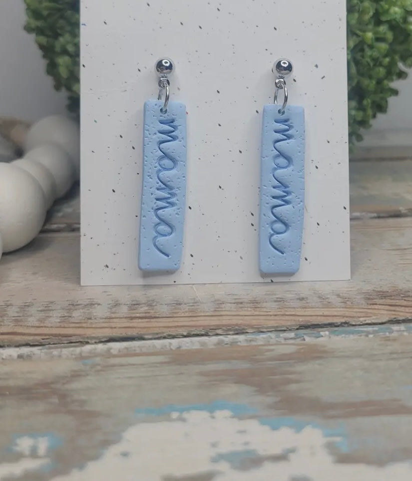 Mama Bar Drop Earrings