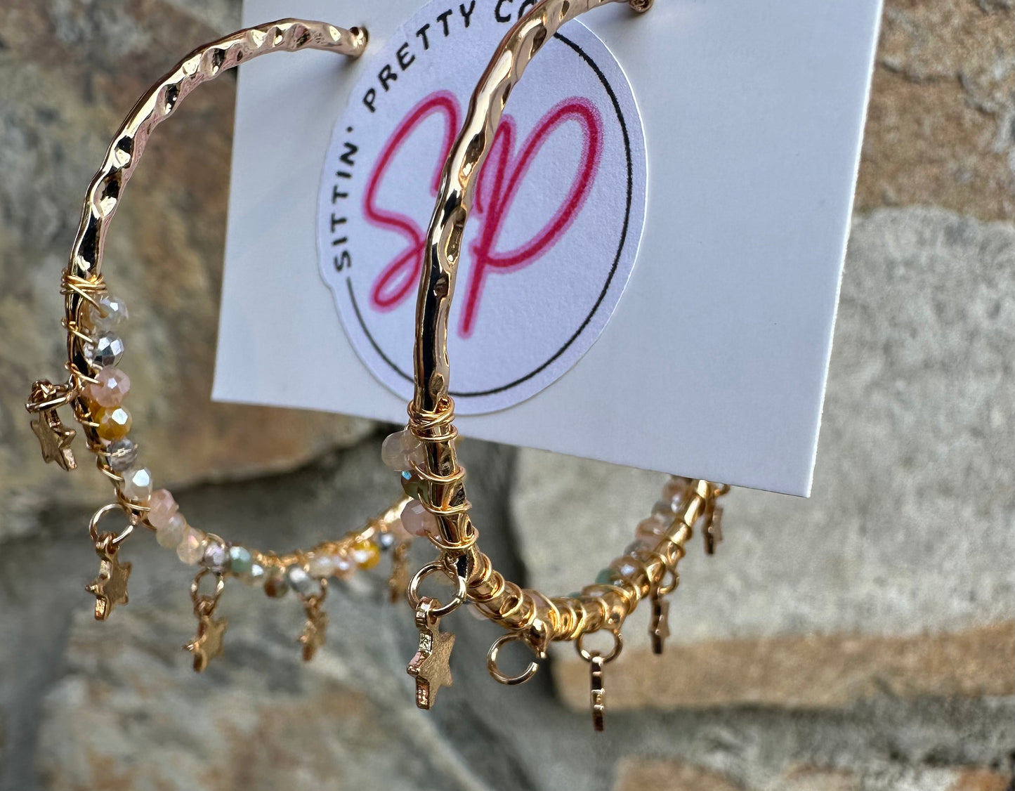 Star Beaded Earrings