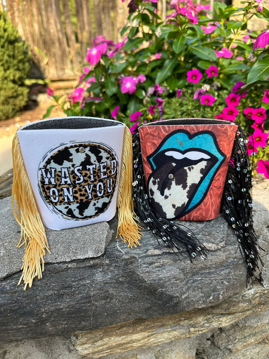 Boujee Fringe Koozies