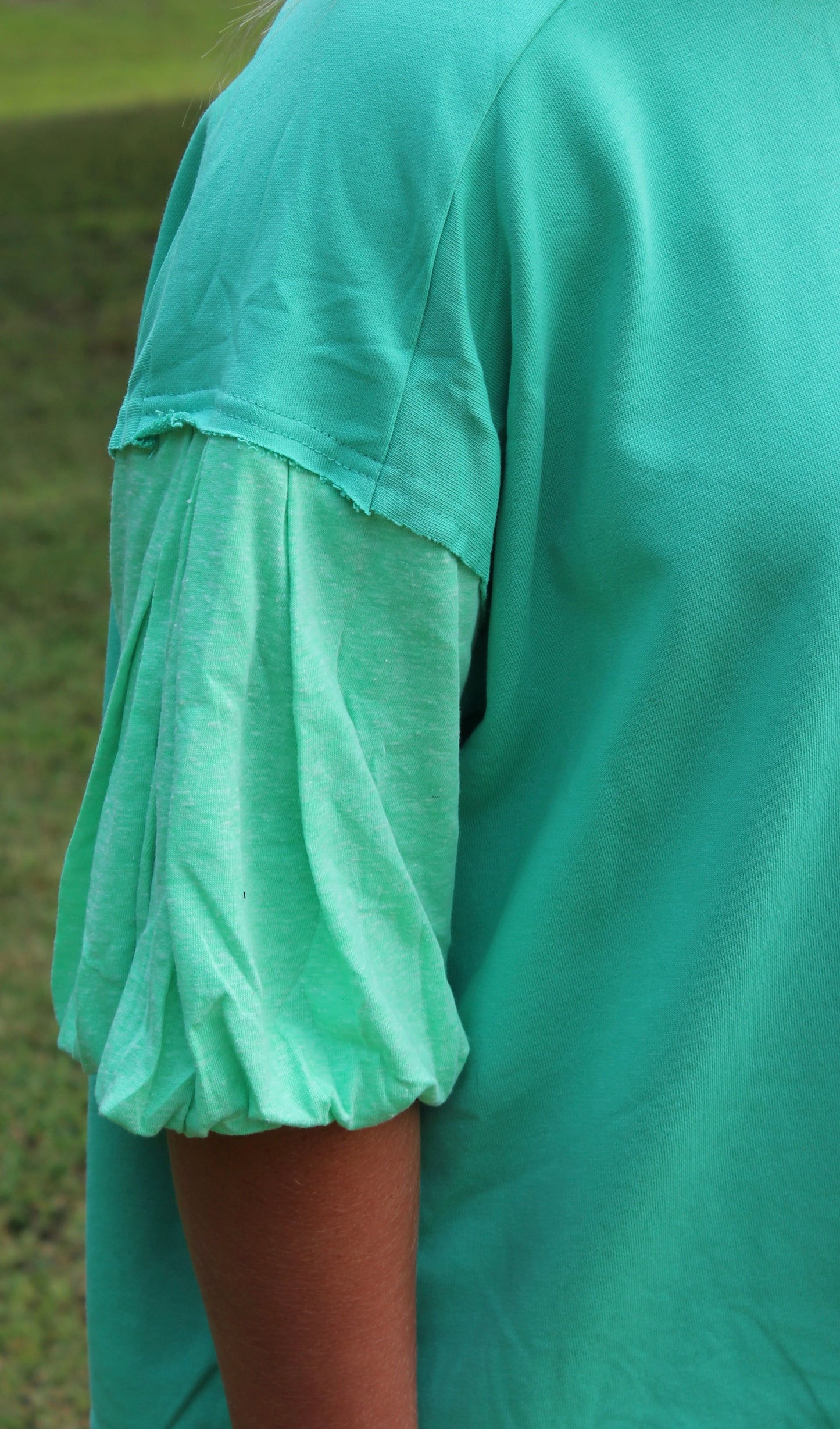 Jersey Girl Short Puffed Sleeved Tee