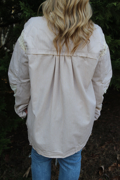 Fall Muse Floral Shacket