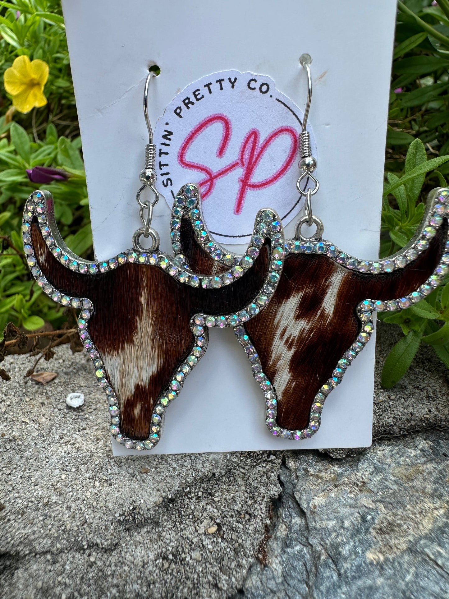 Cowboy Killer Rhinestone Earrings