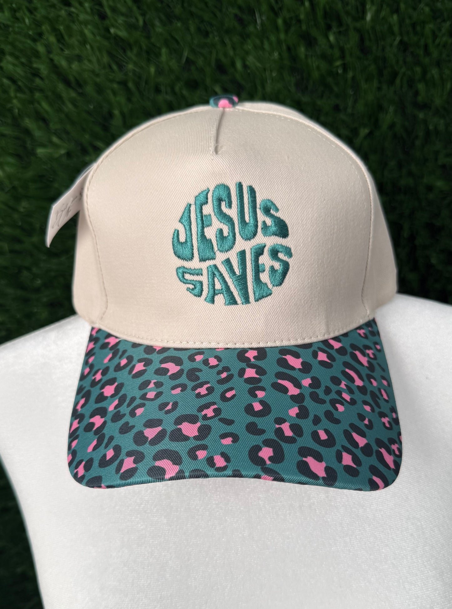 Jesus Saves Leopard Trucker