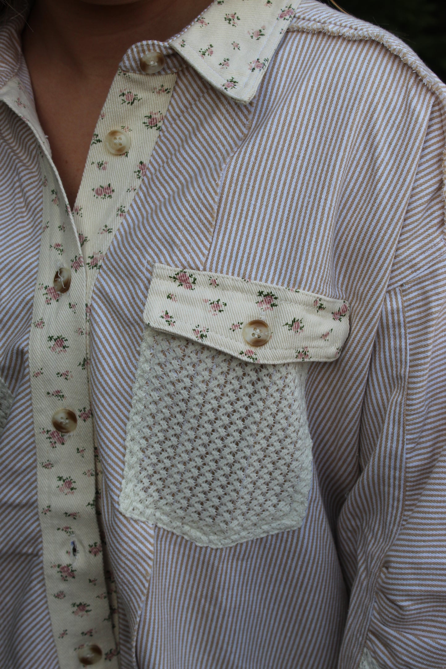 Fall Muse Floral Shacket