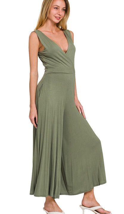 All Things Comfy Sleeveless Jumpsuit
