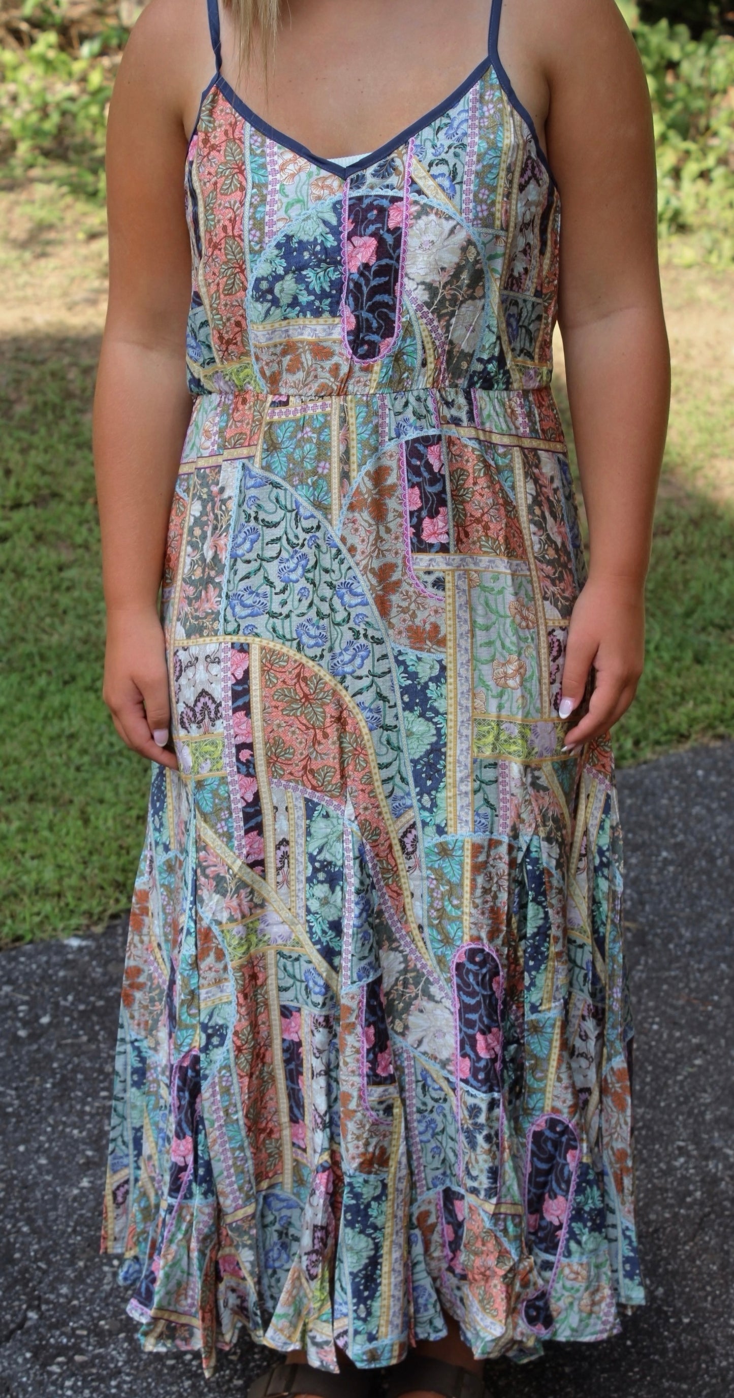 Moonlit Sky Voluminous Hem Dress