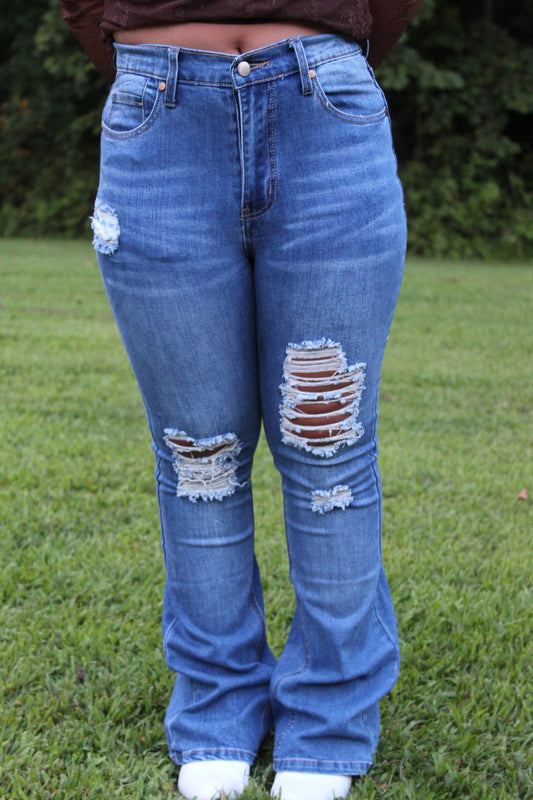 The Wendy Stretch Washed Denim