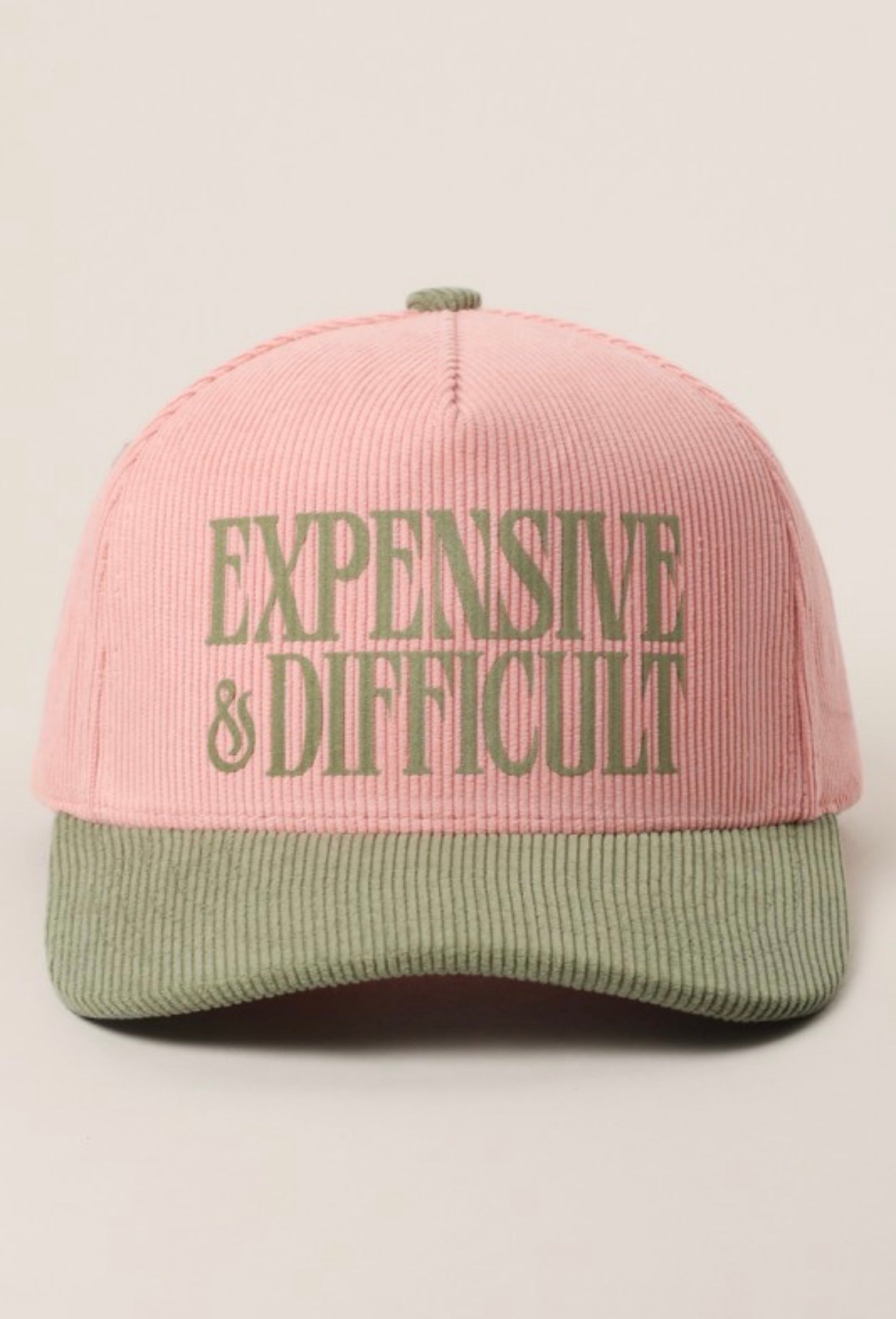 Expensive & Difficult Corduroy Trucker Hat