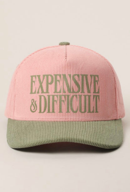 Expensive & Difficult Corduroy Trucker Hat