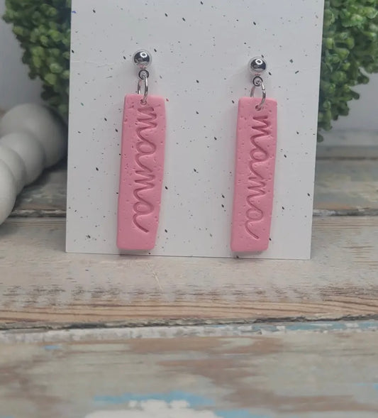 Mama Bar Drop Earrings