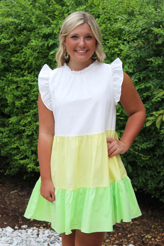 Lemon & Lime Mini Dress
