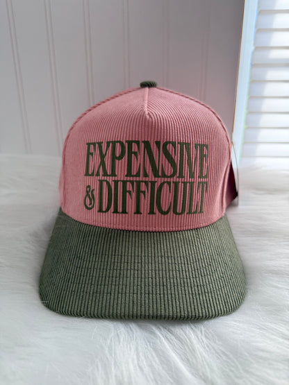 Expensive & Difficult Corduroy Trucker Hat