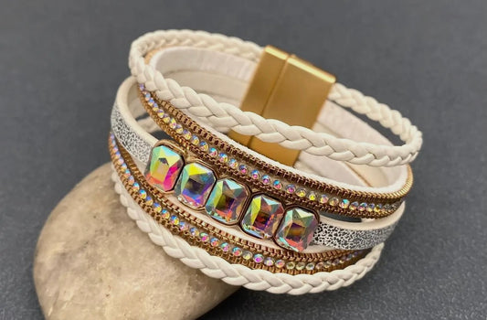 Boho Rhinestone Bracelet