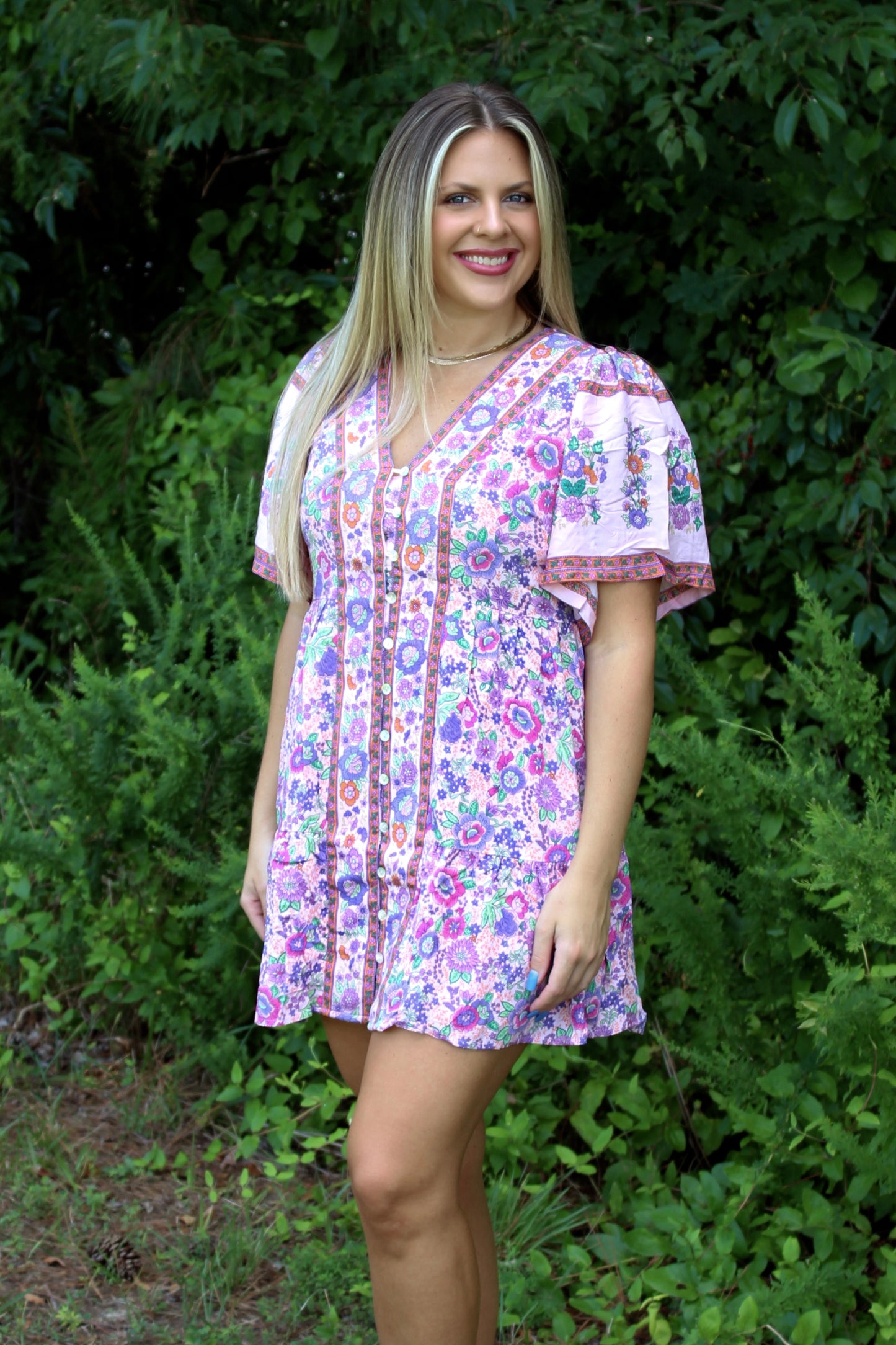 Feelin’ Bohemian Woven Mini Dress