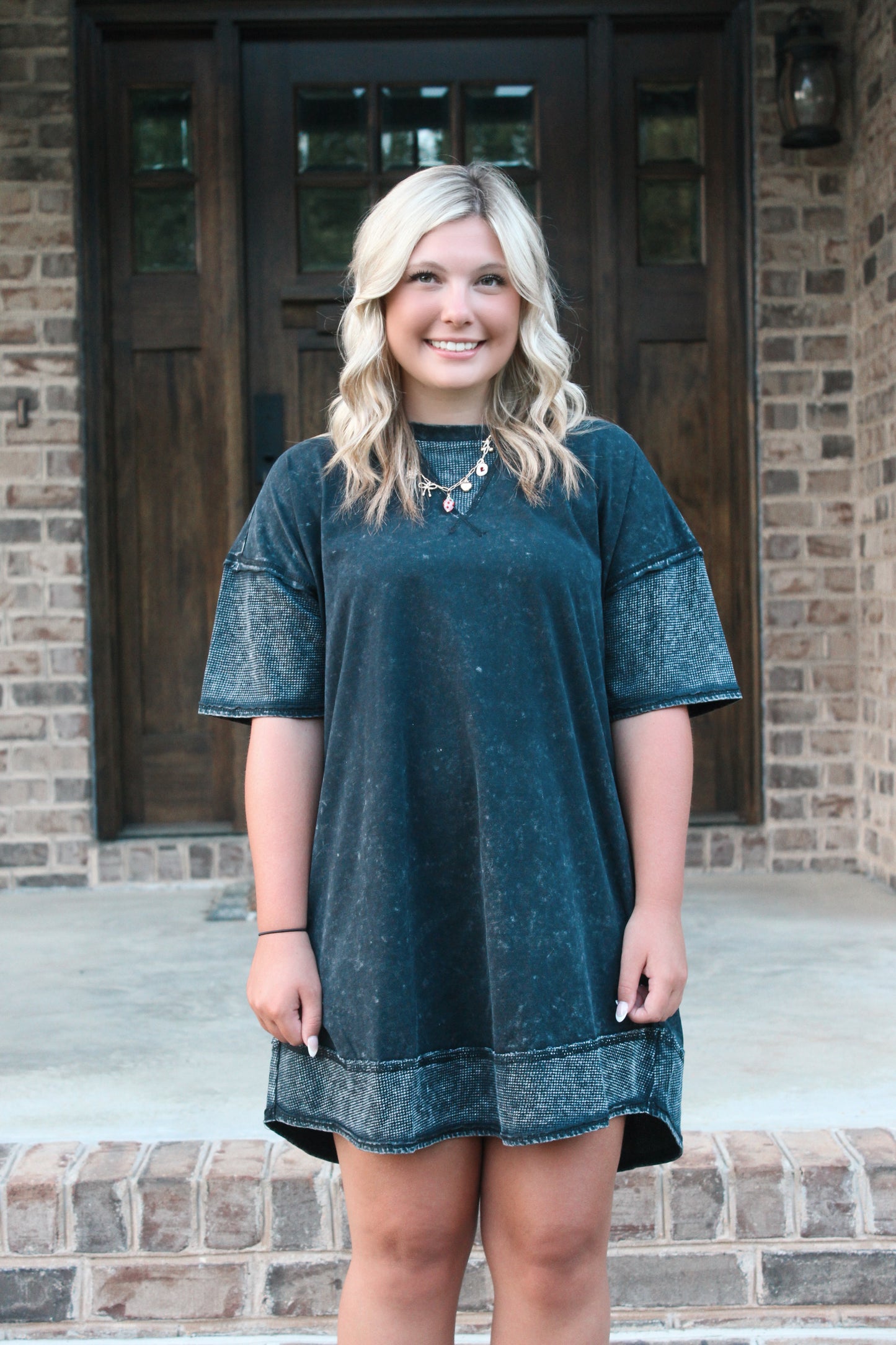 Comfy Casual T-Shirt Dress - Black