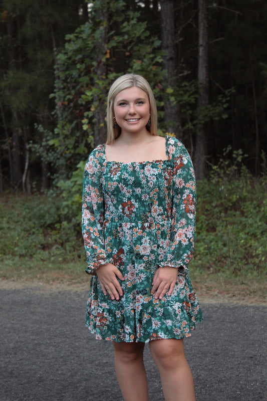 Fall Floral Dreams Dress