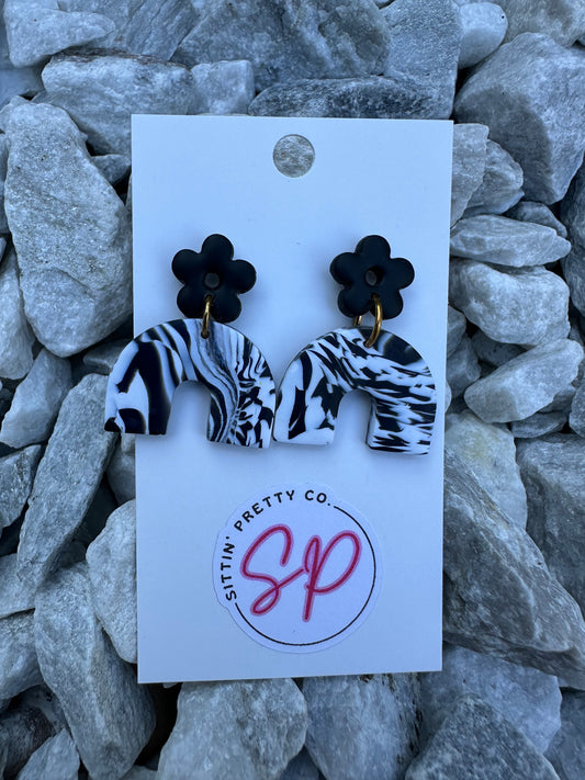 Zebra Vibes Handmade Earrings