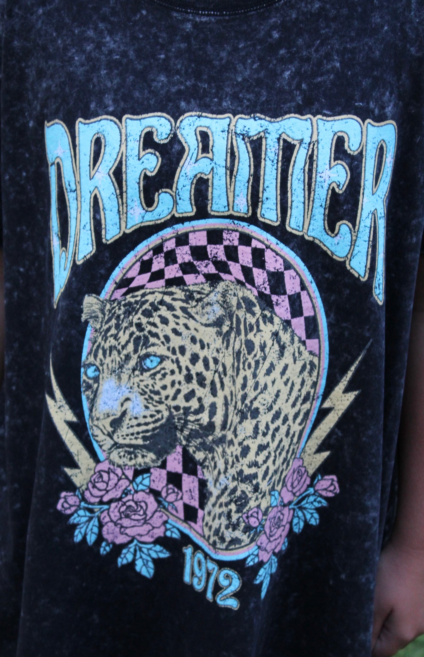 Oversized Dreamer Graphic Tunic