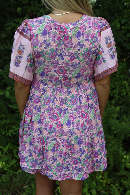 Feelin’ Bohemian Woven Mini Dress