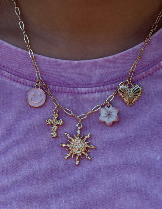 Sun Kissed Energy Charm Necklace