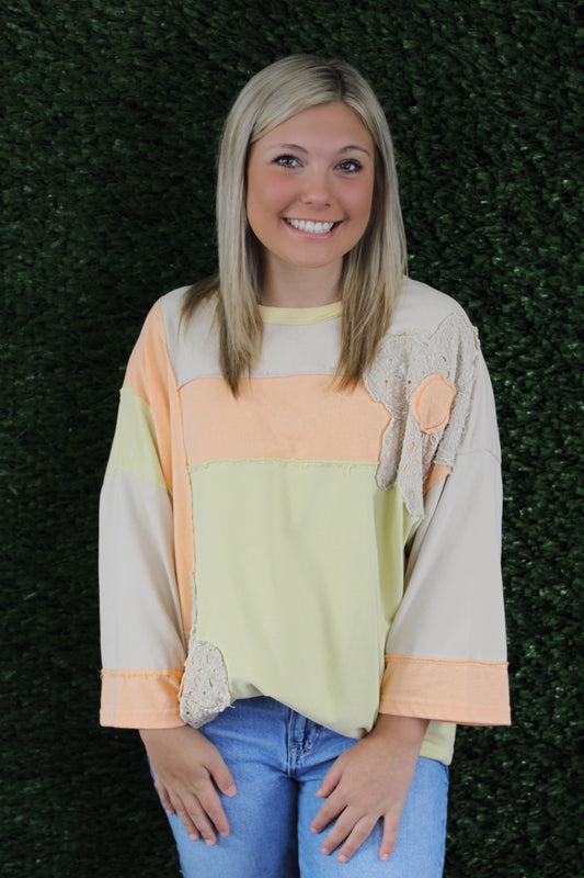 Top Notch Flower Patch Top