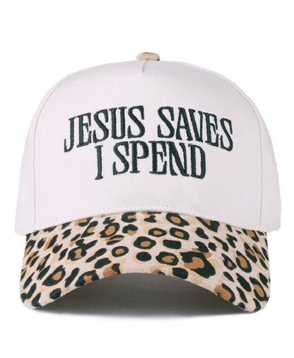Jesus Saves I Spend Hat