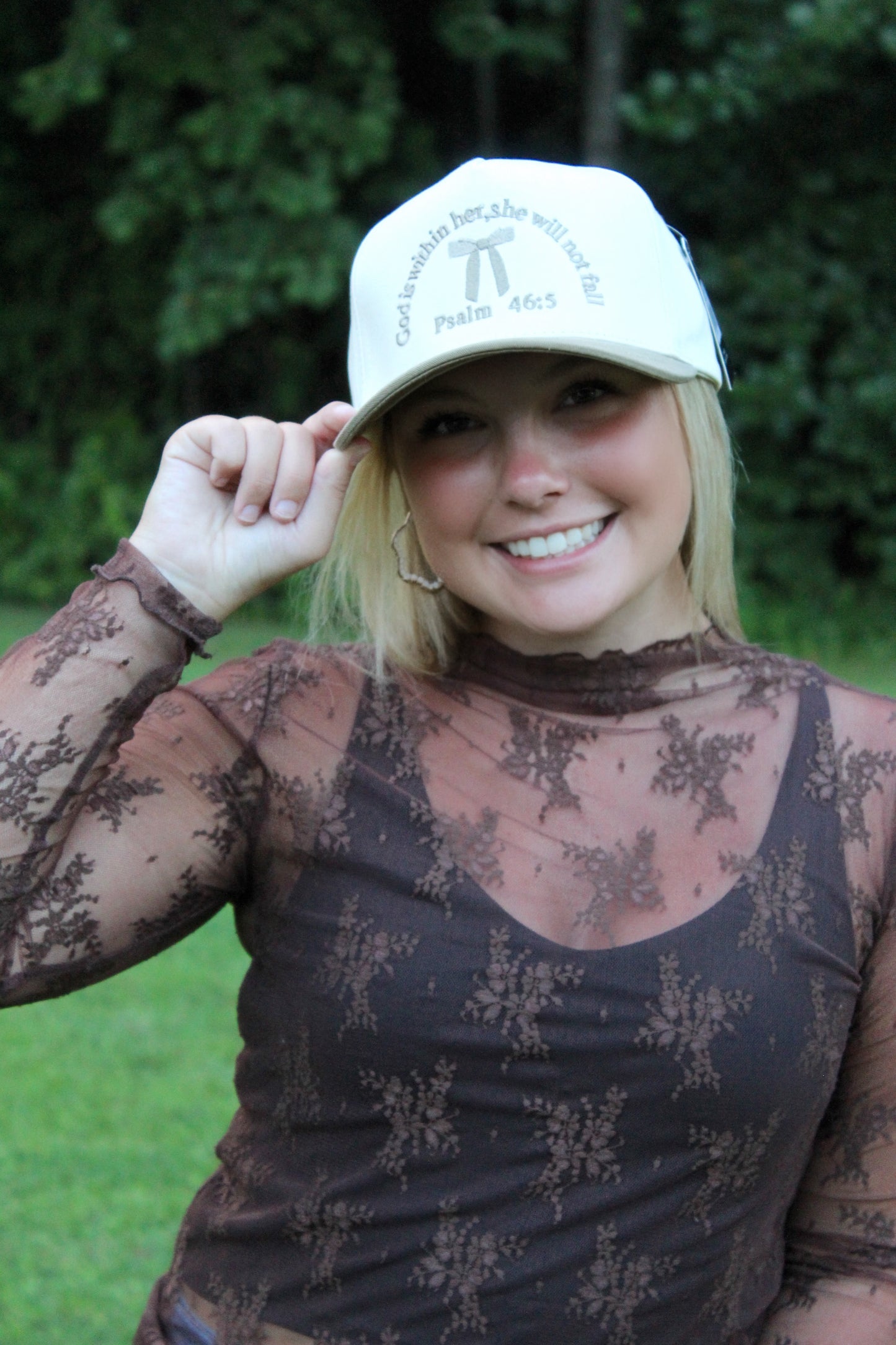 Psalm 46:5 Bow Trucker Hat