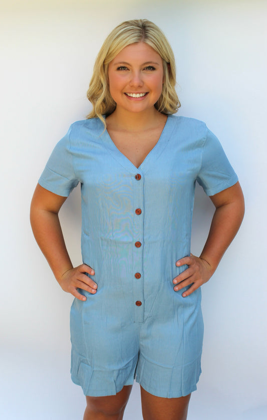 Bluebird In Your Heart Romper