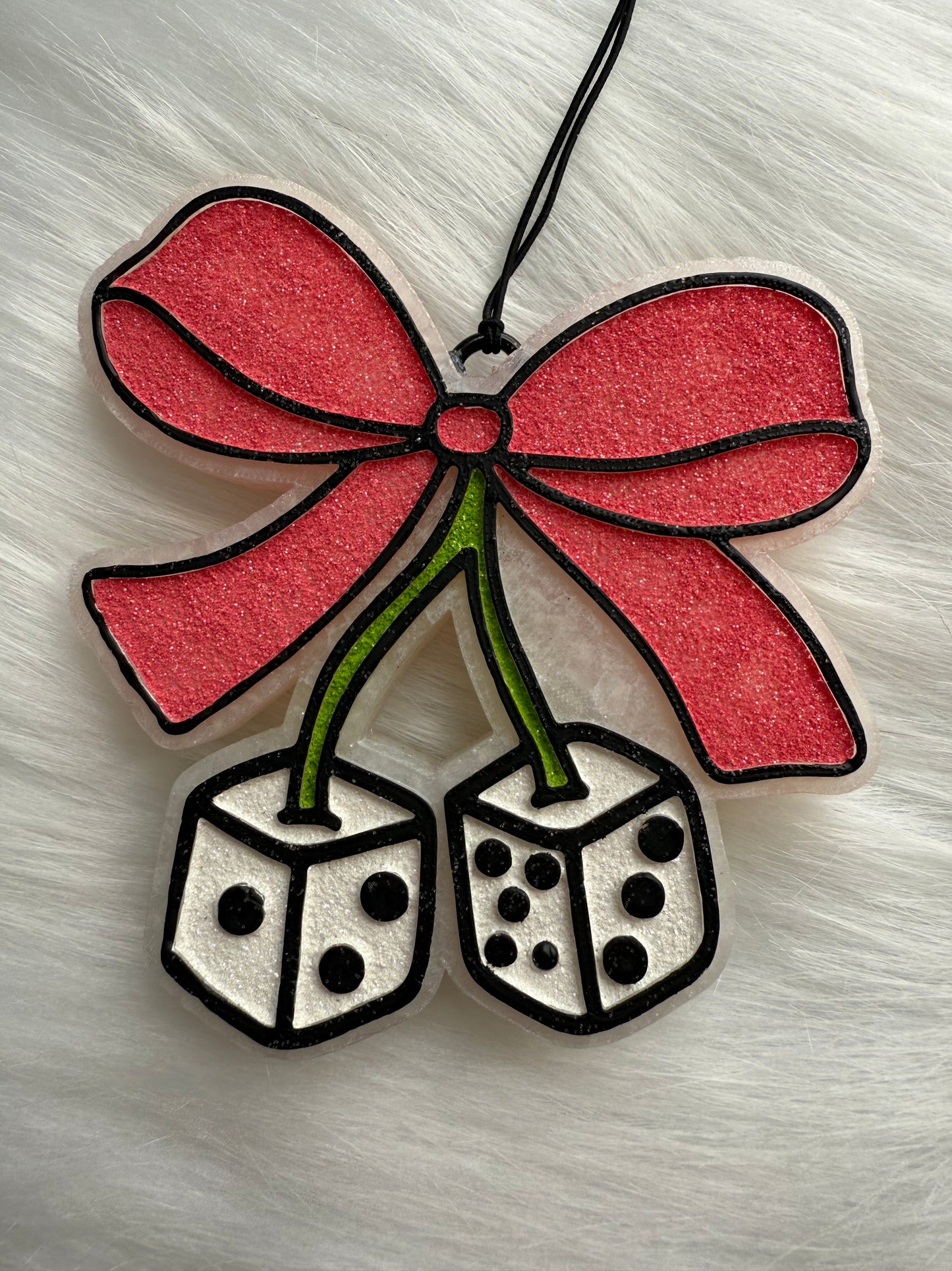 Cherry Diced Bow Freshie