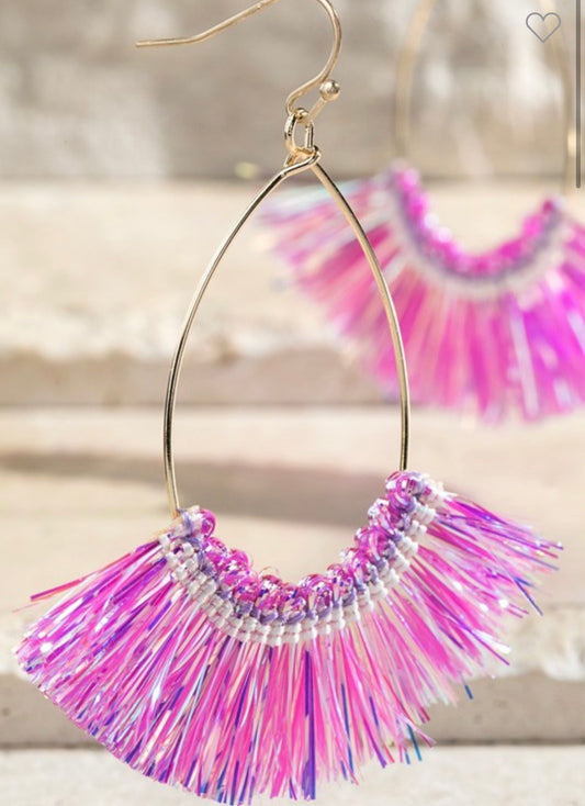 Shine Bright Tassel Earrings