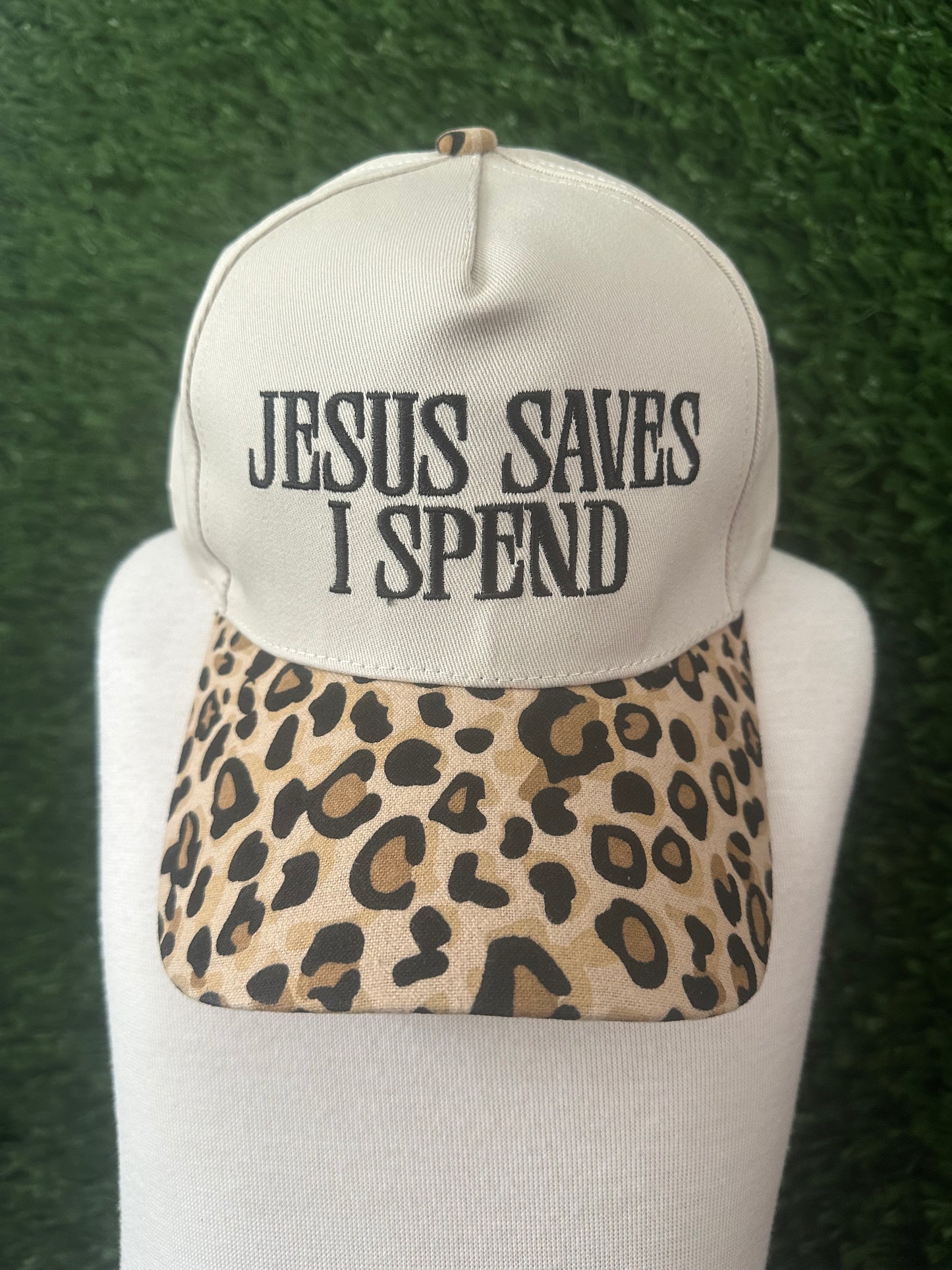 Jesus Saves I Spend Hat