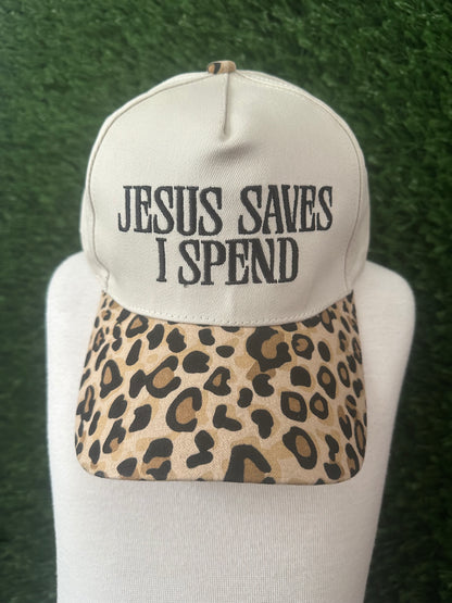Jesus Saves I Spend Hat