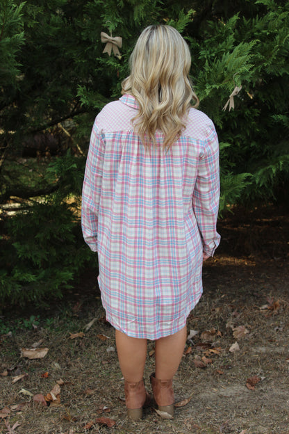 Perfect Plaid Perfection Dress